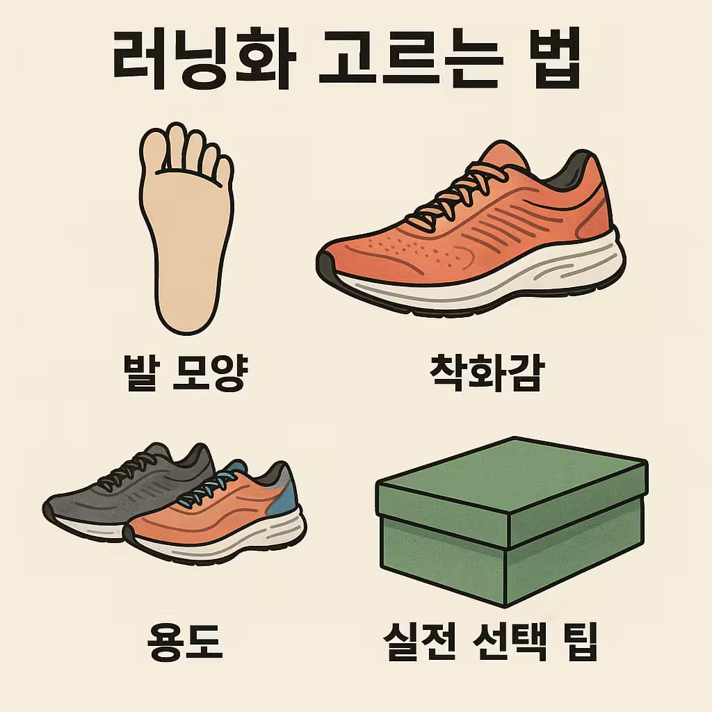 러닝화 고르는 법
