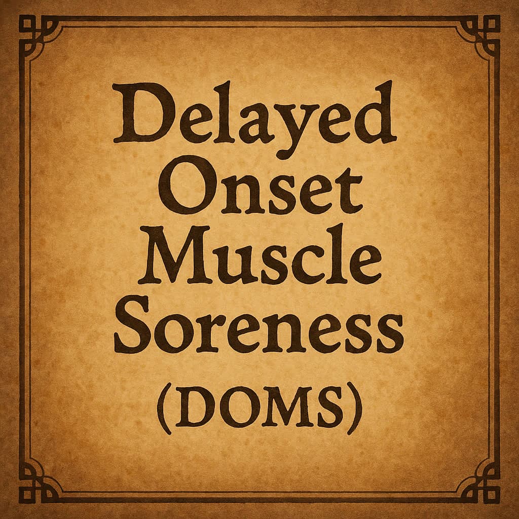 14. Delayed Onset Muscle Soreness (DOMS)