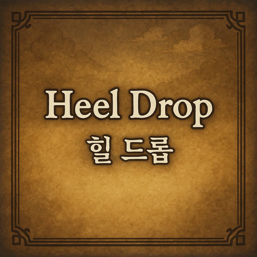 18. Heel Drop (힐 드롭)