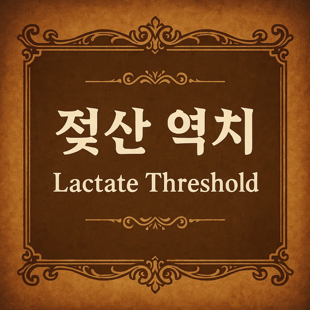 01. Lactate Threshold (젖산 역치)